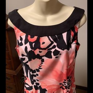 Sassy little sheath dress with a slight flair.